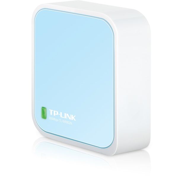 TP-Link TL-WR802N draadloze router Fast Ethernet Single-band (2.4 GHz) Blauw, Wit (WR802N)