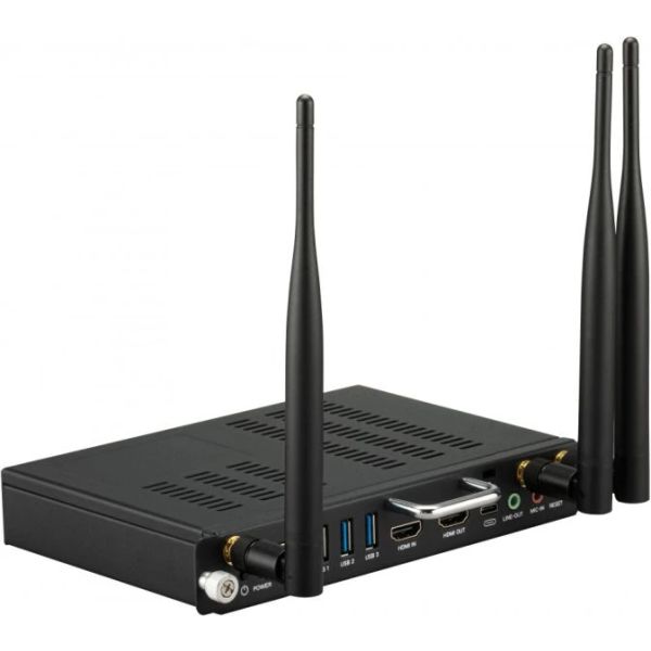 Viewsonic VPC-A31-O1 PC's/werkstation 8 GB DDR4-SDRAM 128 GB SSD Slot-in PC Mini PC Zwart (VPC-A31-O1)