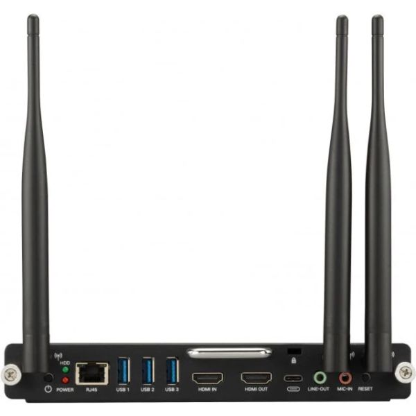 Viewsonic VPC-A31-O1 PC's/werkstation 8 GB DDR4-SDRAM 128 GB SSD Slot-in PC Mini PC Zwart (VPC-A31-O1)