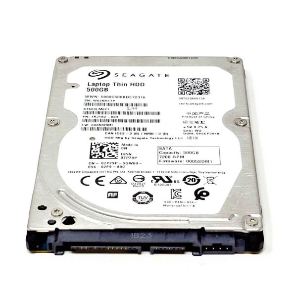 Seagate Laptop Thin HDD 500GB SATA 7200RPM 2.5-inch (718475-001)