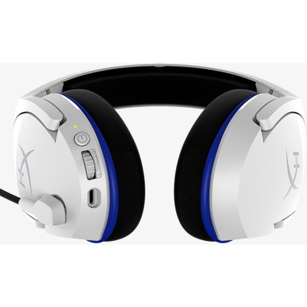 HyperX Cloud Stinger Core - draadloze gamingheadset (wit-blauw) - PS5-PS4 (4P5J1AA)