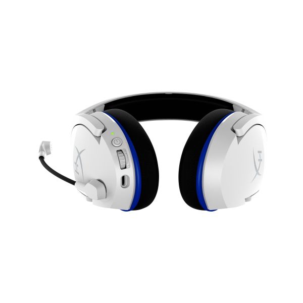 HyperX Cloud Stinger Core - draadloze gamingheadset (wit-blauw) - PS5-PS4 (4P5J1AA)