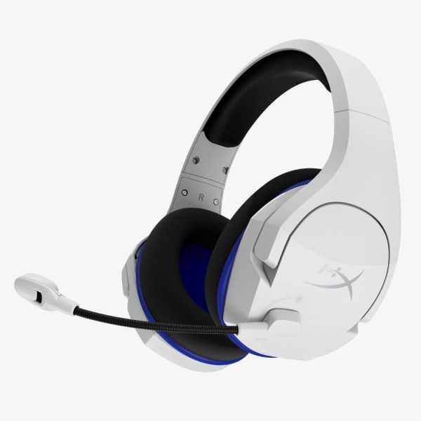 HyperX Cloud Stinger Core - draadloze gamingheadset (wit-blauw) - PS5-PS4 (4P5J1AA)