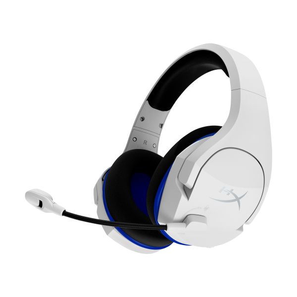 HyperX Cloud Stinger Core - draadloze gamingheadset (wit-blauw) - PS5-PS4 (4P5J1AA)