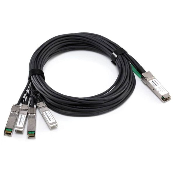Hewlett Packard Enterprise BLc QSFP+ to 4x10G SFP+ AOC 15m Opt Glasvezel kabel QSFP+ 4x SFP+ (721076-B21) Hewlett Packard Enterprise BLc QSFP+ to 4x10G SFP+ AOC 15m Opt Glasvezel kabel QSFP+ 4x SFP+ (721076-B21)