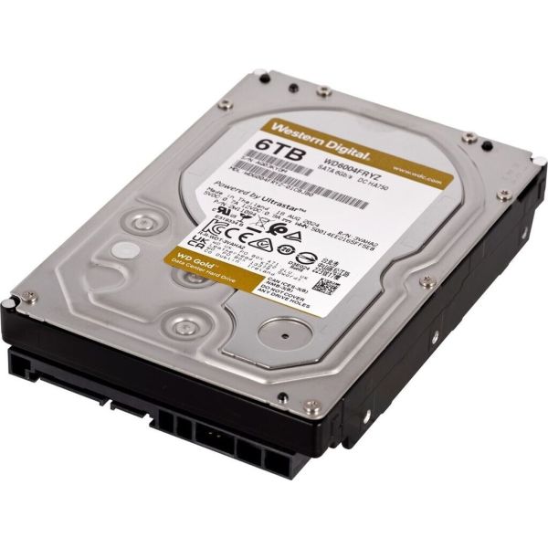 Western Digital WD6004FRYZ Gold, 6 TB, 3.5 SATA3, 256 MB, 7200 RPM, 255 MB/s (WD6004FRYZ)