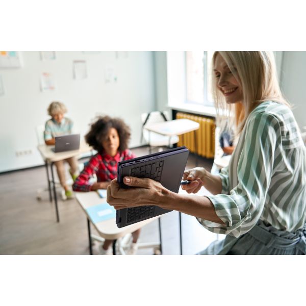 ASUS BR1104FGA-NS0057XA Intel® N N100 Hybride (2-in-1) 29,5 cm (11.6") Touchscreen HD 8 GB LPDDR5-SDRAM 128 GB Flash Wi-Fi 6 (802.11ax) Windows 11 Pro Education Zwart, Grijs (90NX07L1-M001V0)