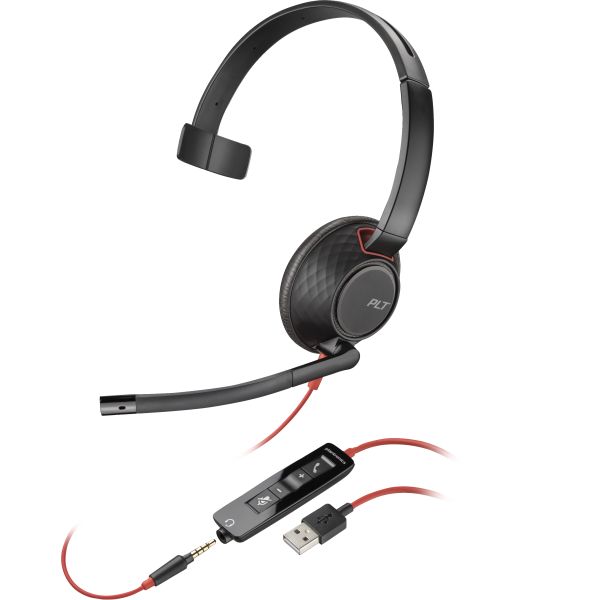 POLY Blackwire 5210 Monaural USB-A Headset (80R98AA) POLY Blackwire 5210 Monaural USB-A Headset (80R98AA)