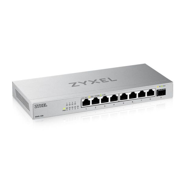 Zyxel XMG-108 Unmanaged 2.5G Ethernet (100/1000/2500) Zilver (XMG-108-ZZ0101F) Zyxel XMG-108 Unmanaged 2.5G Ethernet (100/1000/2500) Zilver (XMG-108-ZZ0101F)