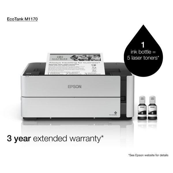 Epson EcoTank M1170 inkjetprinter 1200 x 2400 DPI A4 Wifi (C11CH44402)