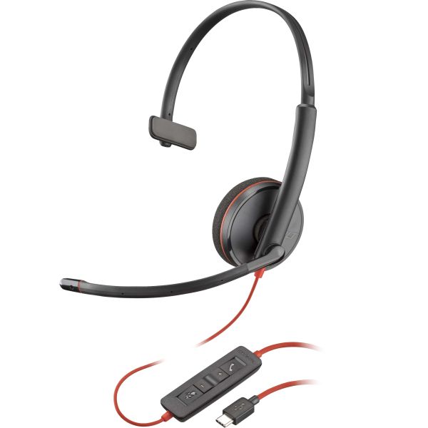 POLY Blackwire 3210 mono USB-C-headset (bulk) (80S09A6)