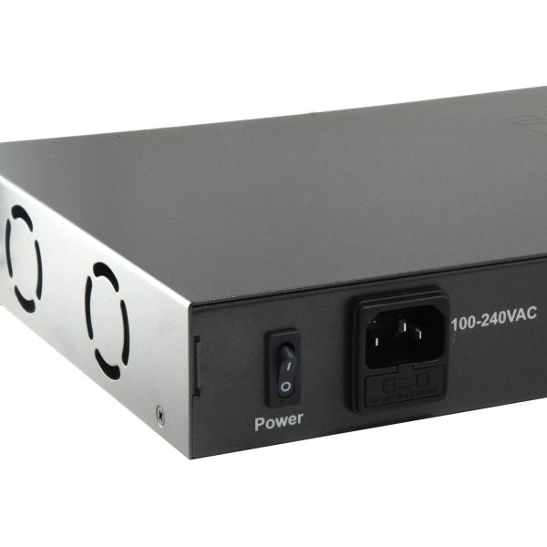 LevelOne FGP-2601W150 netwerk-switch Unmanaged Gigabit Ethernet (10/100/1000) Power over Ethernet (PoE) Zwart (FGP-2601W150)