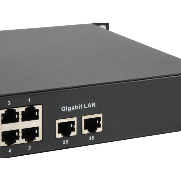 LevelOne FGP-2601W150 netwerk-switch Unmanaged Gigabit Ethernet (10/100/1000) Power over Ethernet (PoE) Zwart (FGP-2601W150)