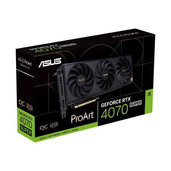 ASUS ProArt -RTX4070S-O12G NVIDIA GeForce RTX 4070 SUPER 12 GB GDDR6X (90YV0KC4-M0NA00) ASUS ProArt -RTX4070S-O12G NVIDIA GeForce RTX 4070 SUPER 12 GB GDDR6X (90YV0KC4-M0NA00)