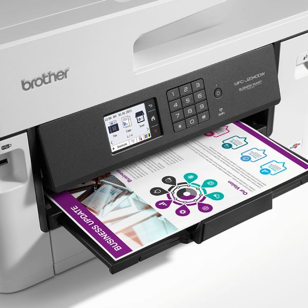 Brother MFC-J2340DW multifunctionele printer Inkjet A3 1200 x 4800 DPI Wifi (MFCJ2340DWYJ1) Brother MFC-J2340DW multifunctionele printer Inkjet A3 1200 x 4800 DPI Wifi (MFCJ2340DWYJ1)