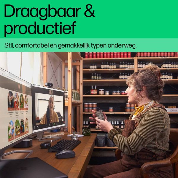 HP 460 Bluetooth-toetsenbord voor meerdere apparaten (7N7B8AA#ABB) HP 460 Bluetooth-toetsenbord voor meerdere apparaten (7N7B8AA#ABB)