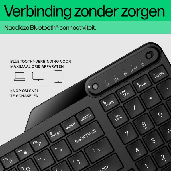 HP 460 Bluetooth-toetsenbord voor meerdere apparaten (7N7B8AA#ABB)