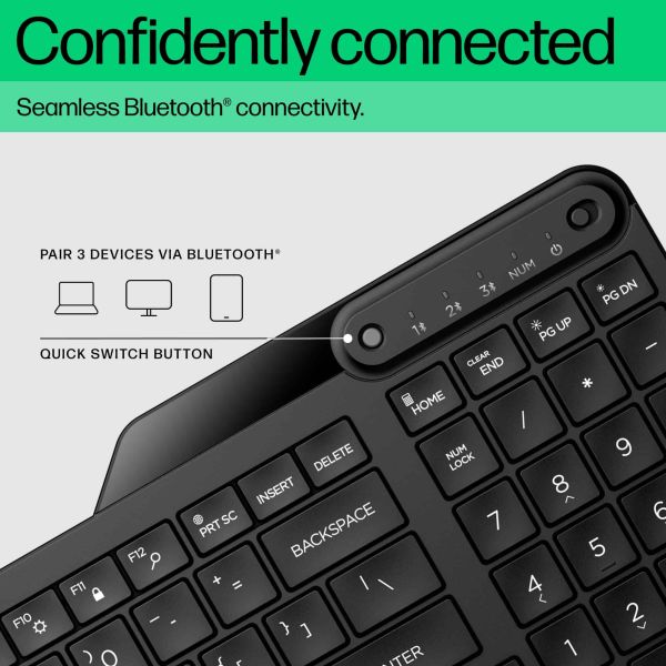 HP 460 Bluetooth-toetsenbord voor meerdere apparaten (7N7B8AA#ABB)