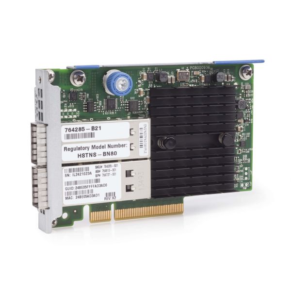 Hewlett Packard Enterprise InfiniBand FDR/Ethernet 10Gb/40Gb 2-port 544+FLR-QSFP Adapter Intern Ethernet / Fiber 40000 Mbit/s (764285-B21) Hewlett Packard Enterprise InfiniBand FDR/Ethernet 10Gb/40Gb 2-port 544+FLR-QSFP Adapter Intern Ethernet / Fiber 40000 Mbit/s (764285-B21)