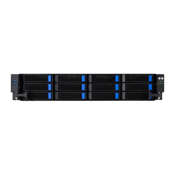 ASUS RS520A-E12-RS12U Socket SP5 Rack (2U) Zwart, Staal (90SF02G1-M002Y0)