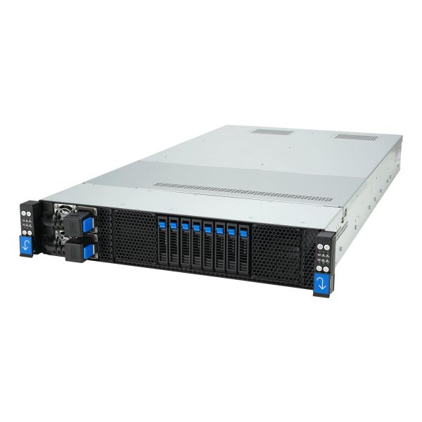 ASUS RS720QA-E12-RS8U LGA 6096 Rack (2U) Zwart, Zilver (90SF02R1-M000L0)