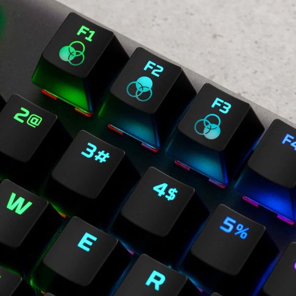 HyperX Alloy Origins Core - mechanisch gamingtoetsenbord - HX Blue (US-indeling) (4P5P2AA)