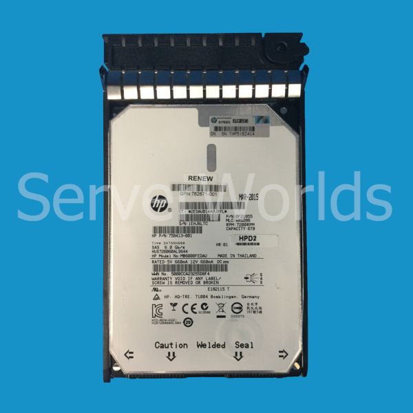 HP 6TB 6G 7.2K 3.5 SAS Hard Drive (782995-001)