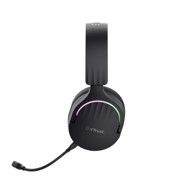 Trust GXT 491 Fayzo Headset Bedraad en draadloos Hoofdband Gamen USB Type-C Bluetooth Zwart (24901)