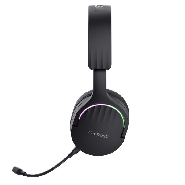Trust GXT 491 Fayzo Headset Bedraad en draadloos Hoofdband Gamen USB Type-C Bluetooth Zwart (24901)