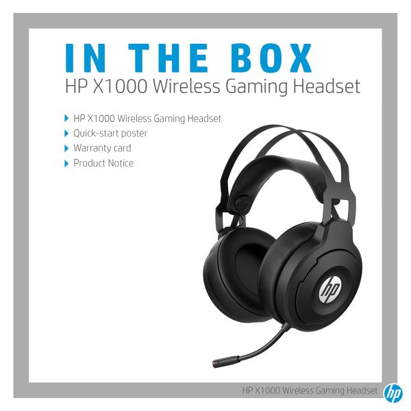 HP Pavilion Gaming X1000 draadloze gaming headset (7HC43AA#ABB)