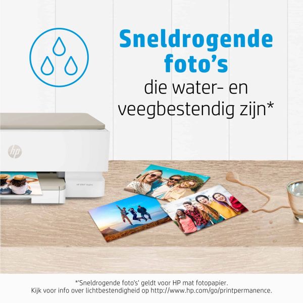 HP mat fotopapier - 25 vellen/10 x 15 cm (7HF70A)