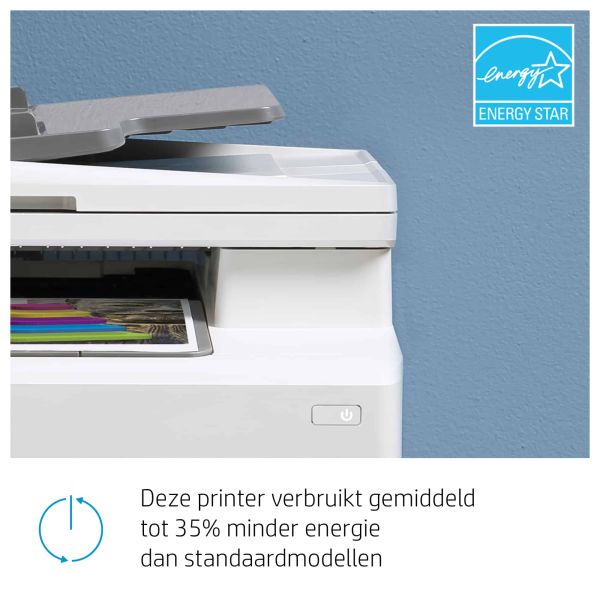 HP Color LaserJet Pro MFP M183fw, Printen, kopiëren, scannen, faxen, Automatische documentinvoer voor 35 vel; Energiezuinig; Optimale beveiliging; Dual-band Wi-Fi (7KW56A)