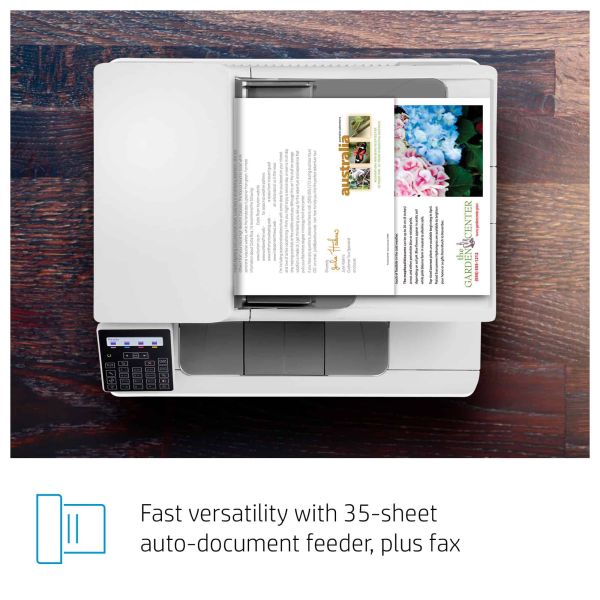 HP Color LaserJet Pro MFP M183fw, Printen, kopiëren, scannen, faxen, Automatische documentinvoer voor 35 vel; Energiezuinig; Optimale beveiliging; Dual-band Wi-Fi (7KW56A)