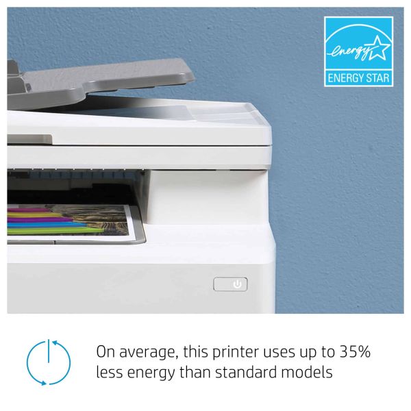 HP Color LaserJet Pro MFP M183fw, Printen, kopiëren, scannen, faxen, Automatische documentinvoer voor 35 vel; Energiezuinig; Optimale beveiliging; Dual-band Wi-Fi (7KW56A)
