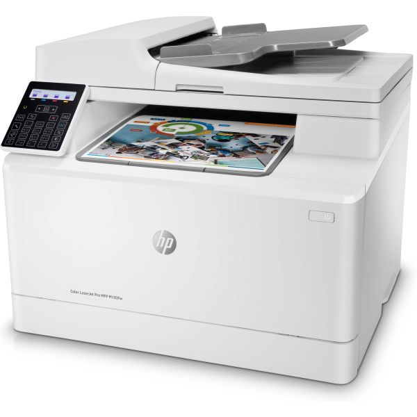 HP Color LaserJet Pro MFP M183fw, Printen, kopiëren, scannen, faxen, Automatische documentinvoer voor 35 vel; Energiezuinig; Optimale beveiliging; Dual-band Wi-Fi (7KW56A)