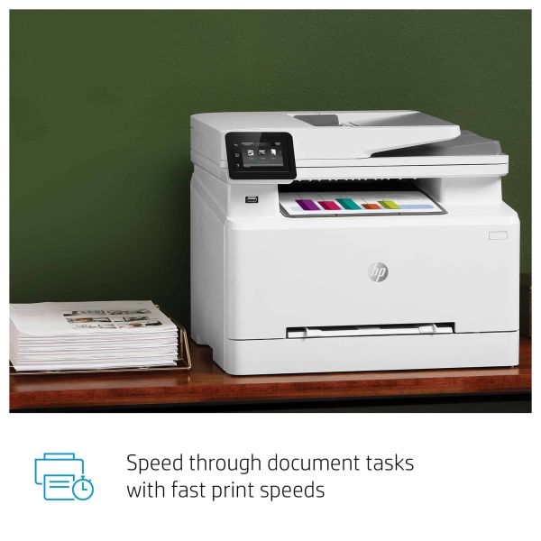 HP Color LaserJet Pro MFP M282nw, Printen, kopiëren, scannen, Printen via USB-poort aan voorzijde; Scannen naar e-mail; ADF voor 50 vel ongekruld (7KW72A)