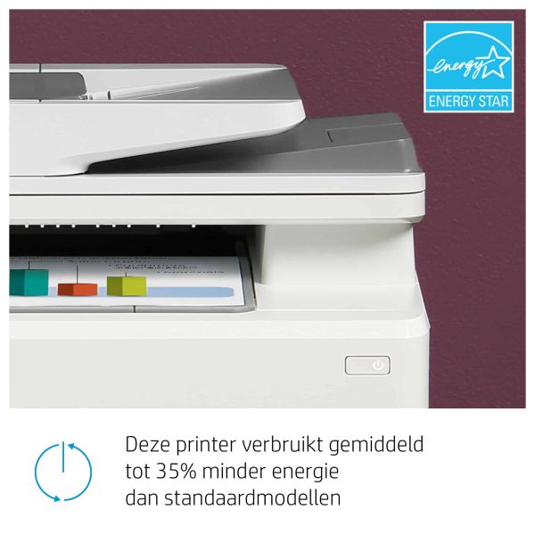 HP Color LaserJet Pro MFP M283fdw, Kleur, Printer voor Printen, kopiëren, scannen, faxen, Printen via USB-poort aan voorzijde; Scannen naar e-mail; Dubbelzijdig printen; ADF voor 50 vel ongekruld (7KW75A)