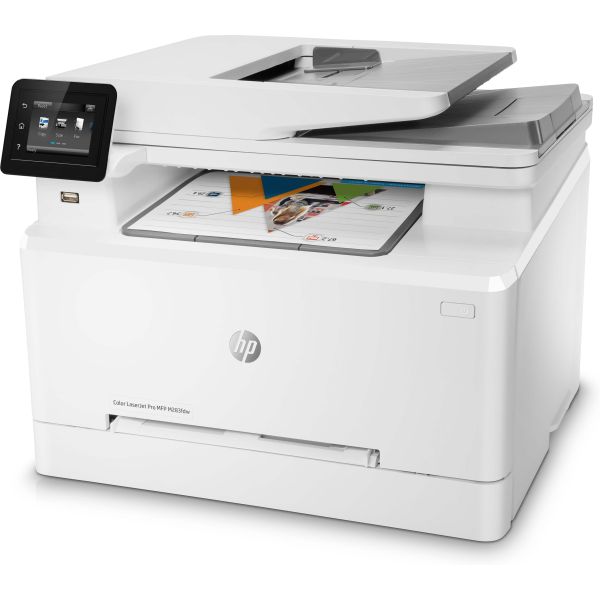 HP Color LaserJet Pro MFP M283fdw, Kleur, Printer voor Printen, kopiëren, scannen, faxen, Printen via USB-poort aan voorzijde; Scannen naar e-mail; Dubbelzijdig printen; ADF voor 50 vel ongekruld (7KW75A)