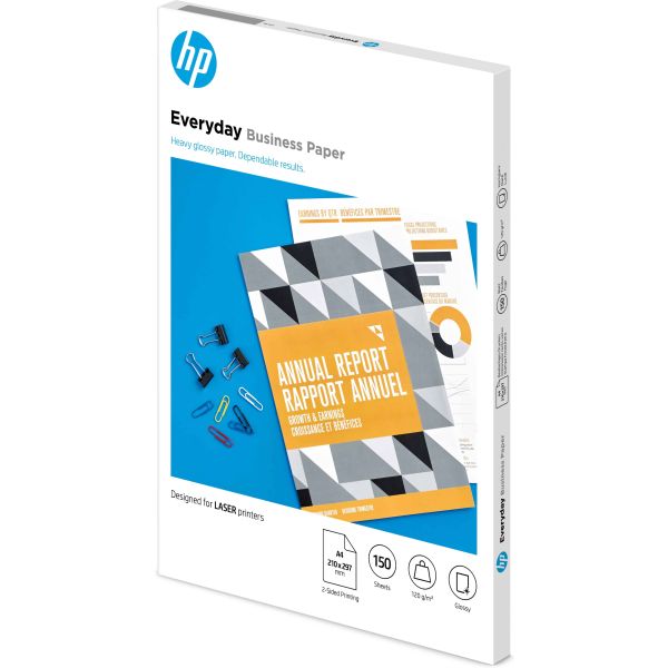 HP Everyday Business Paper, Glossy, 120 g/m2, A4 (210 x 297 mm), 150 sheets (7MV82A)