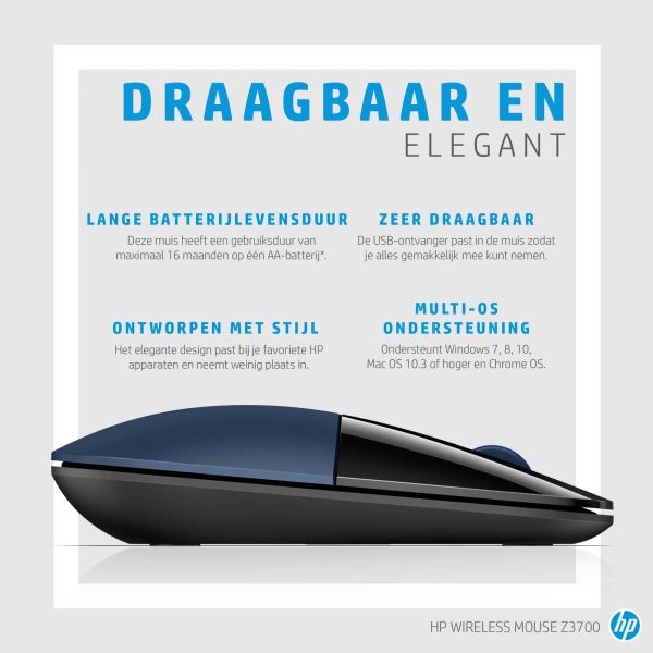 HP draadloze muis Z3700 (7UH88AA#ABB)