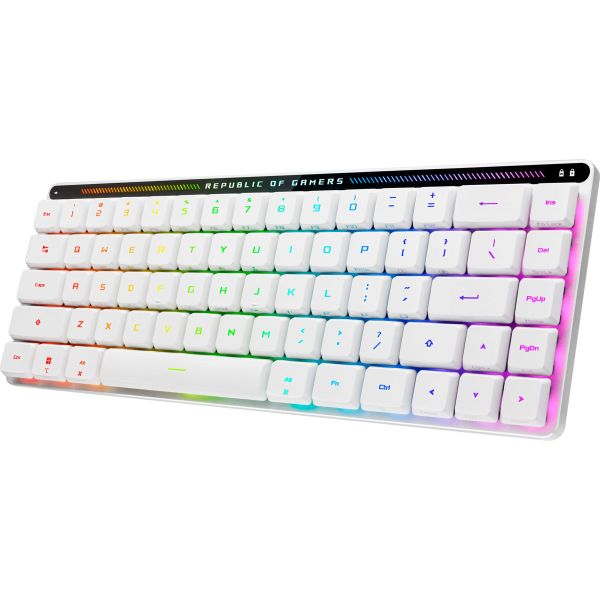ASUS ROG Falchion RX Low Profile toetsenbord Gamen USB + RF Wireless + Bluetooth Wit (90MP03EC-BKUA10)