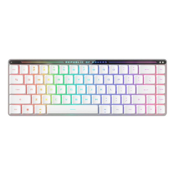 ASUS ROG Falchion RX Low Profile toetsenbord Gamen USB + RF Wireless + Bluetooth Wit (90MP03EC-BKUA10)