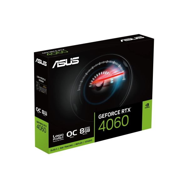 ASUS RTX4060-O8G-LP-BRK NVIDIA GeForce RTX 4060 8 GB GDDR6 (90YV0JL0-M0NA00)