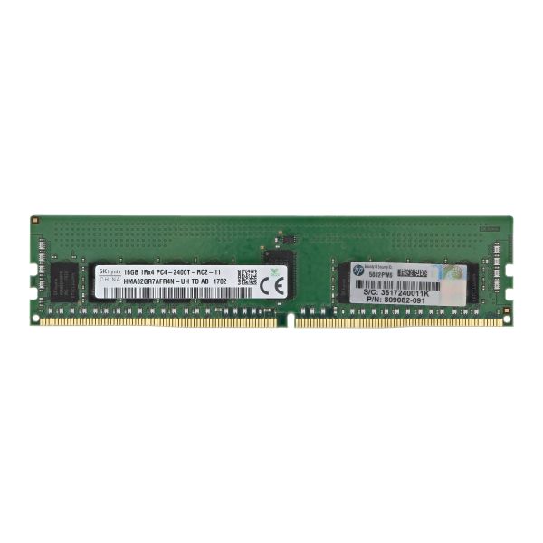 HP 16GB 1Rx4 DDR4-2400MHz RDIMM (809082-091)