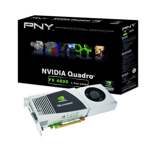PNY VCQFX4800-PCIE-PB videokaart 1,5 GB GDDR3 (VCQFX4800-PCIE-PB)