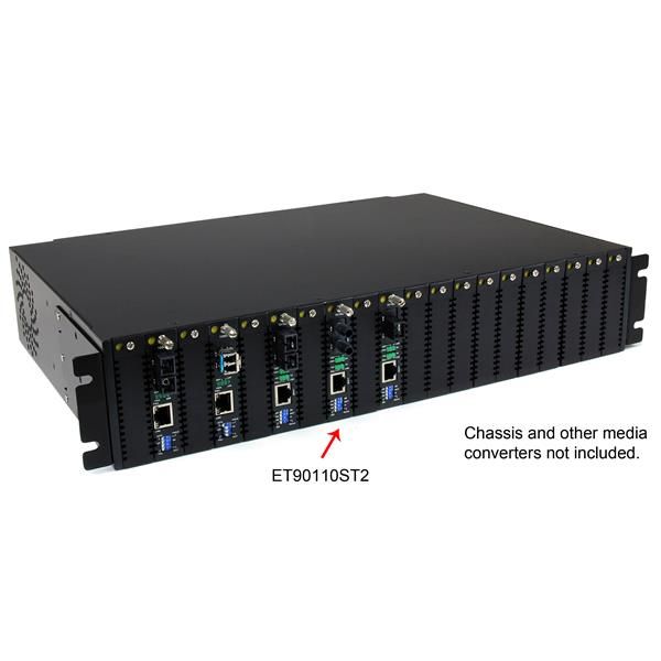 StarTech.com 10/100 Mbit Multi-Mode Glasvezel Converter ST 2 km (ET90110ST2)
