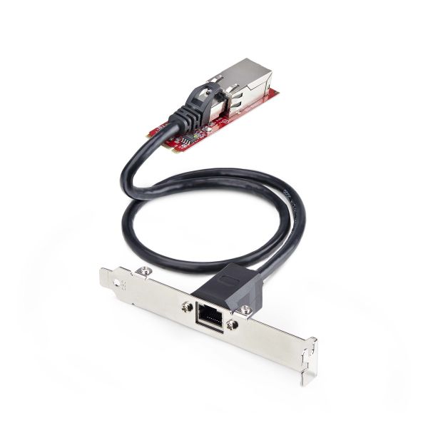 StarTech.com 1-Port 2.5GbE M.2 2280 Netwerkkaart, Multi-Gigabit Ethernet Adapter (2.5G/1G/100M/10M), NBASE-T (802.3bz) NIC, M.2 B+M Key, PCIe Ethernet Kaart, Voor SFF/Desktop PCs (MR12GI-NETWORK-CARD) StarTech.com 1-Port 2.5GbE M.2 2280 Netwerkkaart, Multi-Gigabit Ethernet Adapter (2.5G/1G/100M/10M), NBASE-T (802.3bz) NIC, M.2 B+M Key, PCIe Ethernet Kaart, Voor SFF/Desktop PCs (MR12GI-NETWORK-CARD)