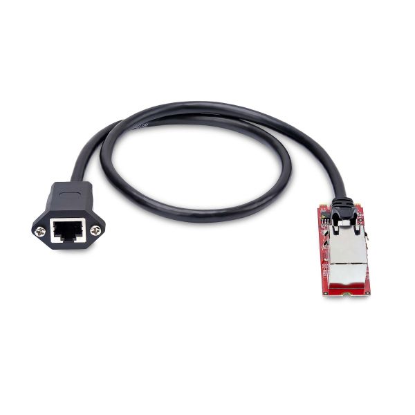 StarTech.com 1-Port 2.5GbE M.2 2280 Netwerkkaart, Multi-Gigabit Ethernet Adapter (2.5G/1G/100M/10M), NBASE-T (802.3bz) NIC, M.2 B+M Key, PCIe Ethernet Kaart, Voor SFF/Desktop PCs (MR12GI-NETWORK-CARD) StarTech.com 1-Port 2.5GbE M.2 2280 Netwerkkaart, Multi-Gigabit Ethernet Adapter (2.5G/1G/100M/10M), NBASE-T (802.3bz) NIC, M.2 B+M Key, PCIe Ethernet Kaart, Voor SFF/Desktop PCs (MR12GI-NETWORK-CARD)