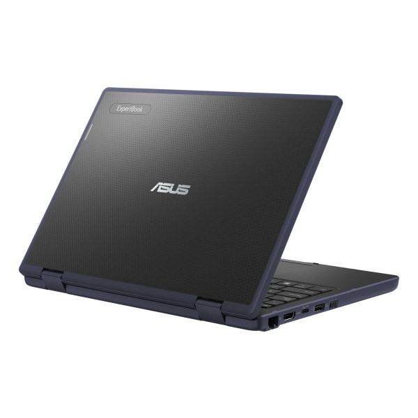 ASUS BR1204FGA-R90068XA Intel® N N100 Hybride (2-in-1) 31 cm (12.2") Touchscreen WUXGA 8 GB LPDDR5-SDRAM 128 GB Flash Wi-Fi 6 (802.11ax) Windows 11 Pro Education Zwart, Grijs (90NX07E1-M00270)