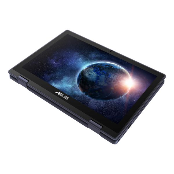 ASUS BR1204FGA-R90068XA Intel® N N100 Hybride (2-in-1) 31 cm (12.2") Touchscreen WUXGA 8 GB LPDDR5-SDRAM 128 GB Flash Wi-Fi 6 (802.11ax) Windows 11 Pro Education Zwart, Grijs (90NX07E1-M00270)